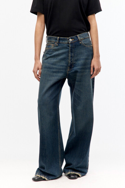 WIDE DARK BLUE Azul