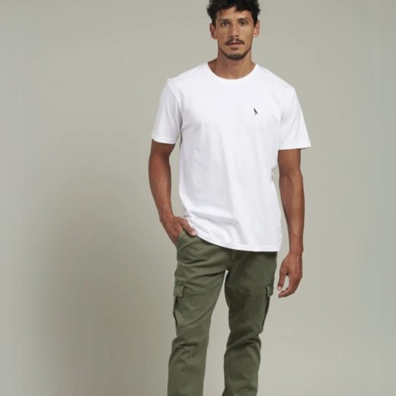 Pantalon Gabardina Cargo Polanco Militar