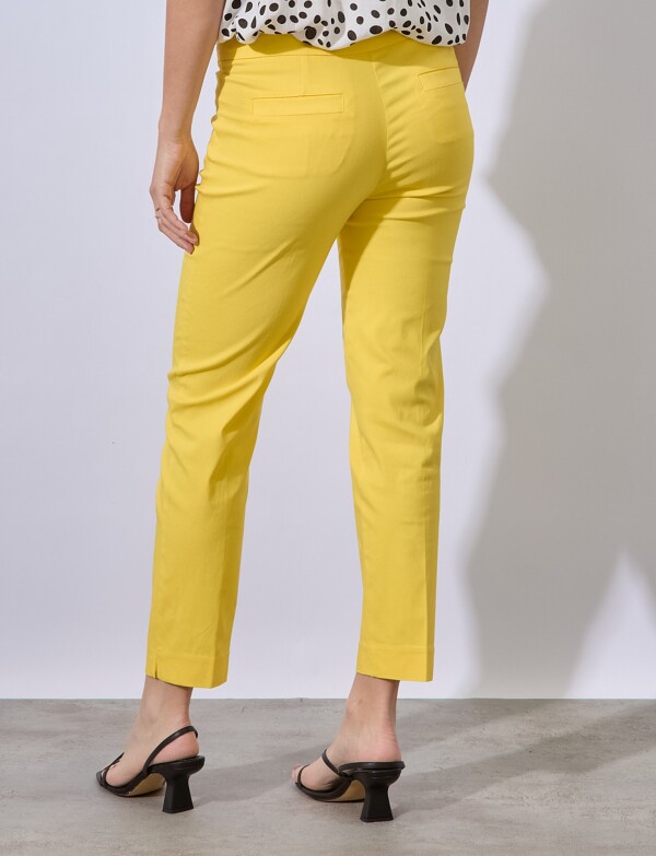 Pantalon Recto Modelador AMARILLO