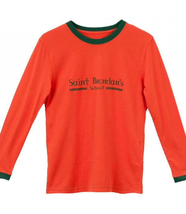 T-shirt manga larga St. Brendan´s Naranja