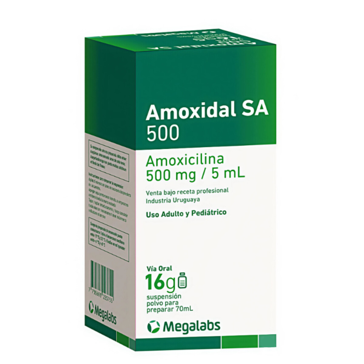 Amoxidal SA 500mg 150ml 