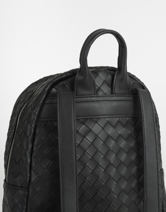 Mochilas Urbanas Mochila Trenzada - Negro