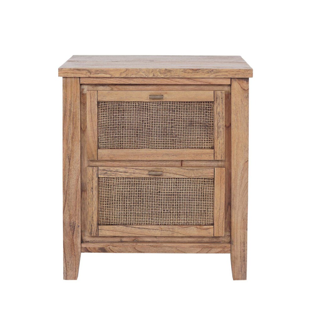 MESA DE LUZ MADERA NATURAL-BEIGE MINDI