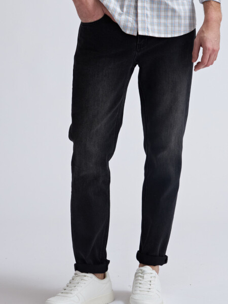 Pantalón de jean slim Gris