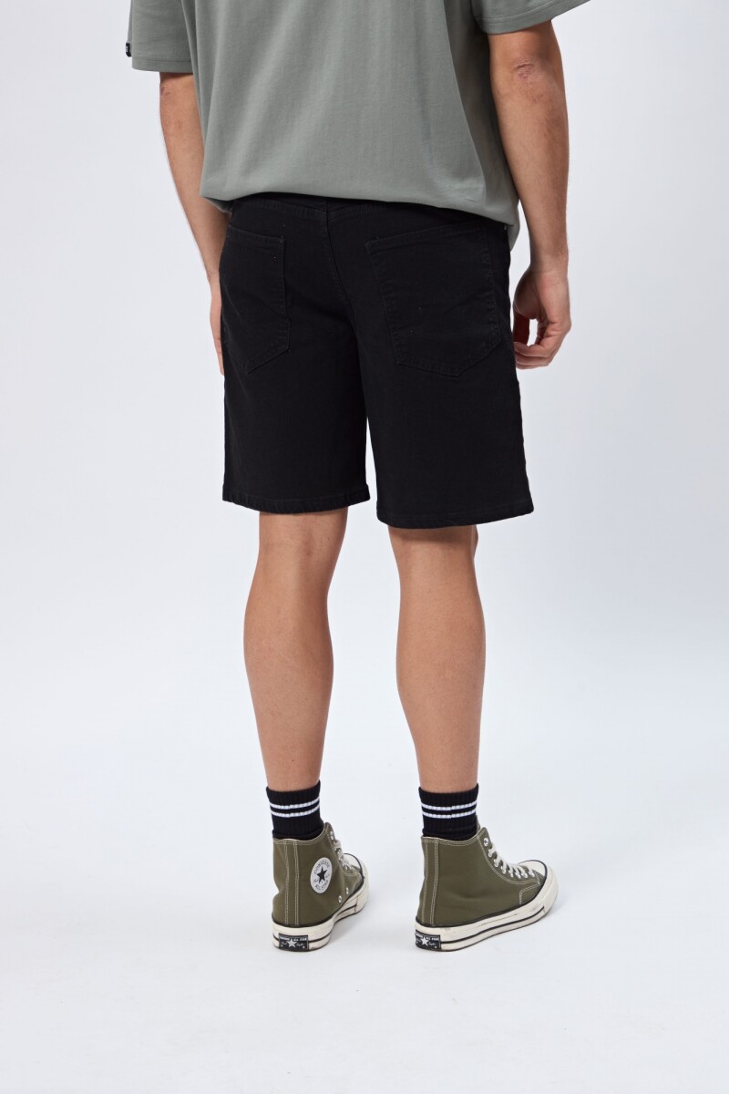 BERMUDA DENIM FLUX - NEGRO JEAN 