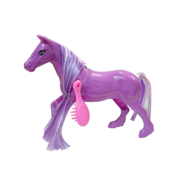 Juguete figura pony violeta