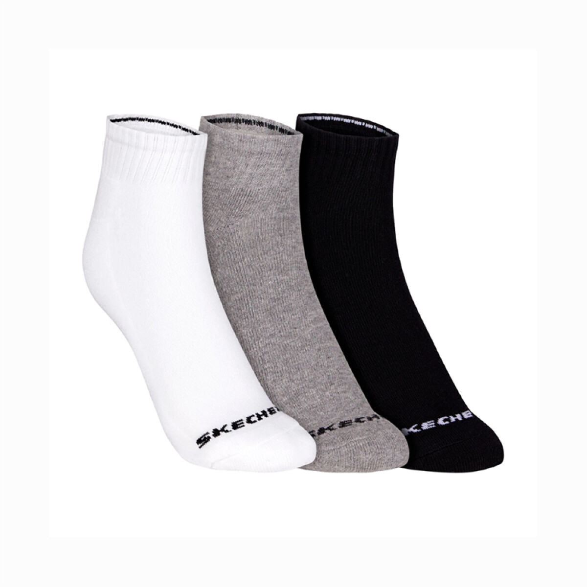 Medias QTR Crew 3 Pares - Multicolor 