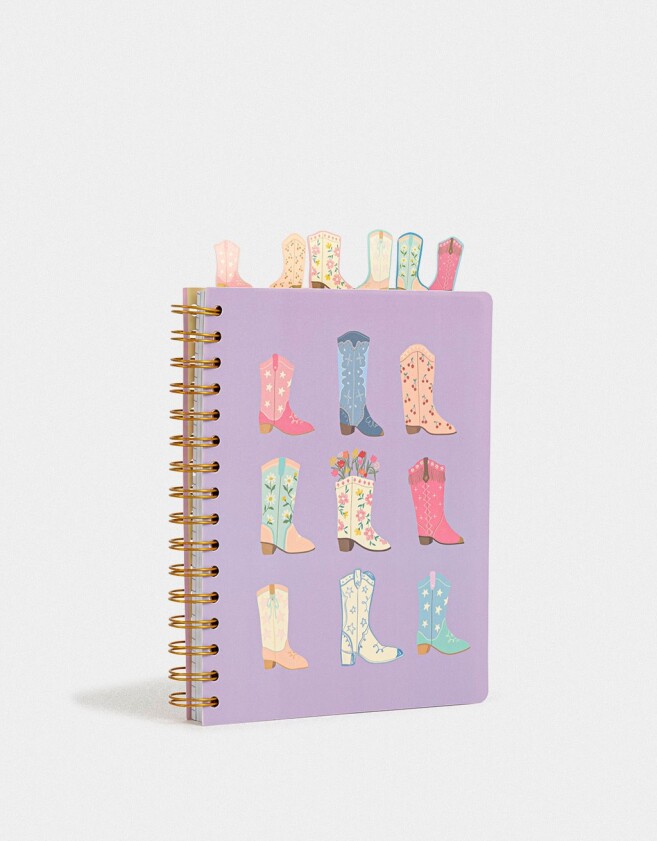 Anotadores Cuadernos y Memos Estampados Cuaderno A5 Con Separadores - Combinacion Multicolor