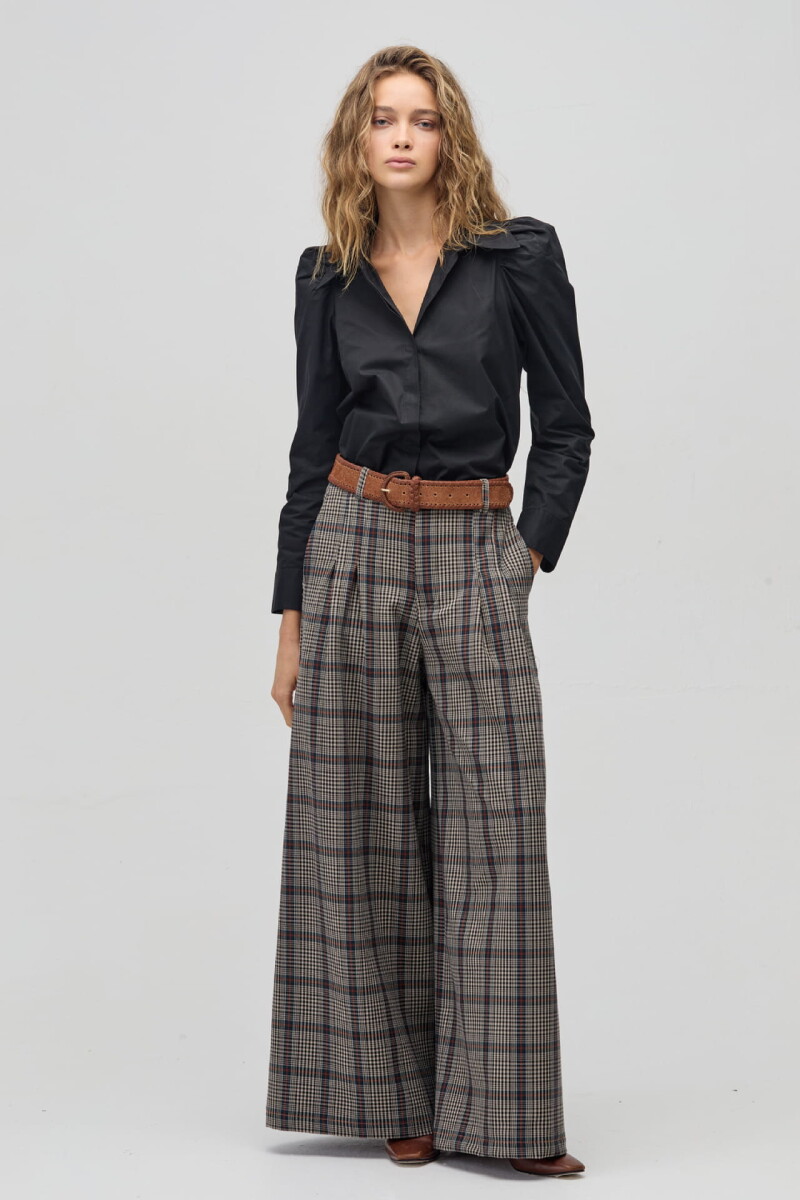 Camisa Lola en Algodón Negro