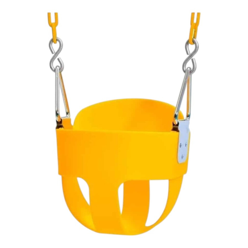 Hamaca bebé goma con cadena Amarillo