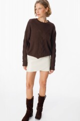 Sweater Hiedra Chocolate