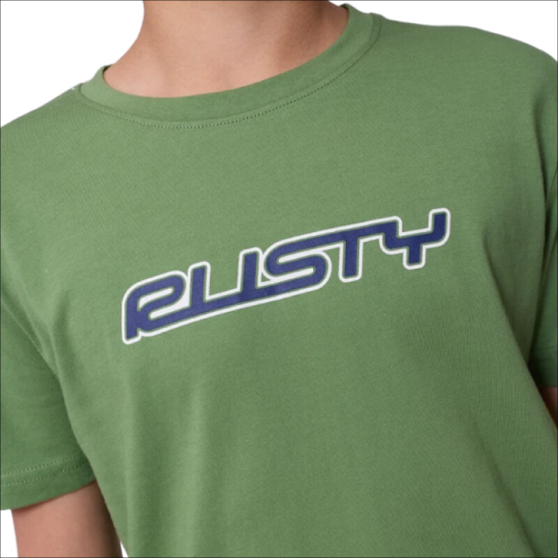 Remera Rusty Rivio Niño - Verde Remera Rusty Rivio Niño - Verde
