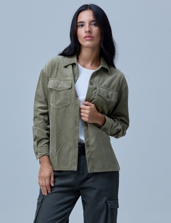 Sobrecamisa Corderoy VERDE