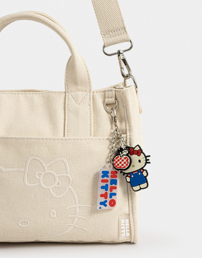 City Cartera City "hello Kitty" - Gris Claro