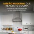 Campana De Cocina Extractor Goldtech 60cm Inoxidable Luz Variante Color Plateado