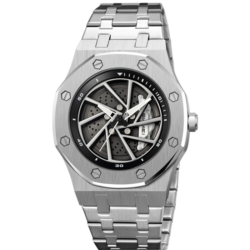 Reloj para hombre Skmei 2359SSI color plateado Plateado