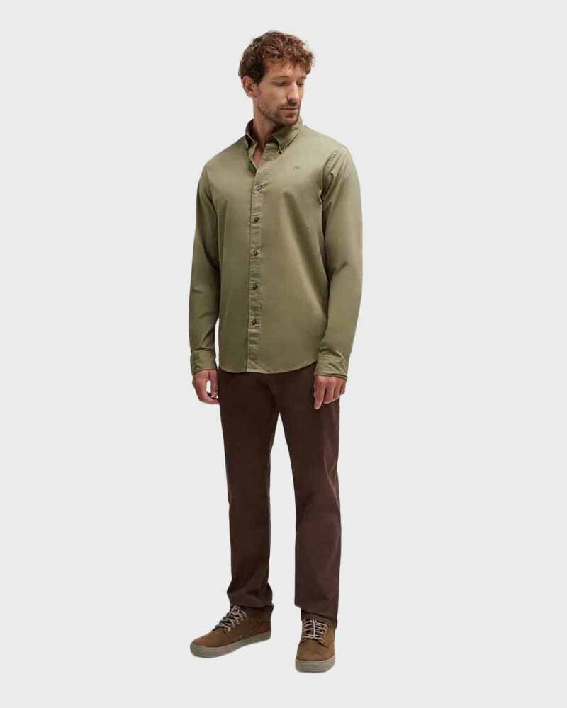 Camisa Long Sleeve Stretch Poplin Hombre 4306