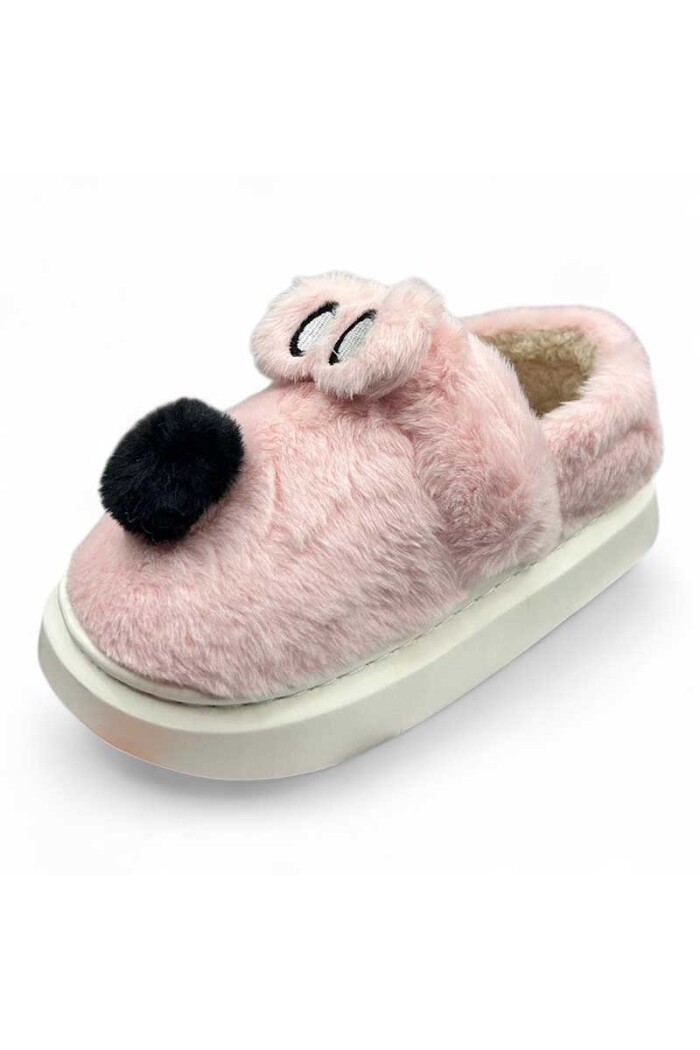 PANTUFLA CERRADA BBO PERRO Rosa