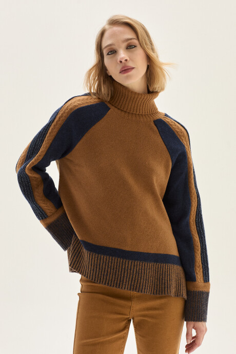 Polera Rosehill Camel