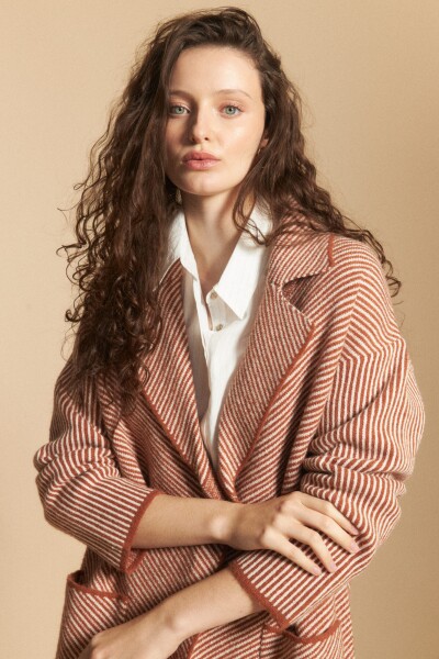 CARDIGAN SILENE Marron