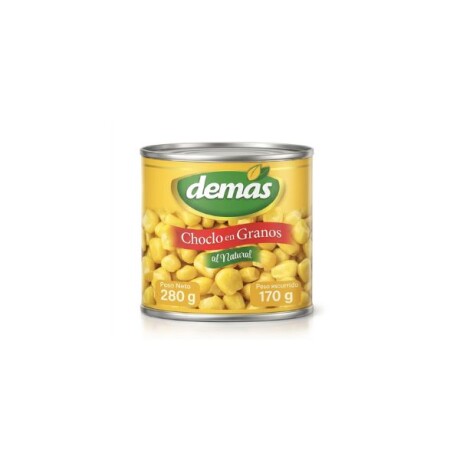 ENLATADO CHOCLO DEMAS 280 170 GRS ENLATADO CHOCLO DEMAS 280 170 GRS