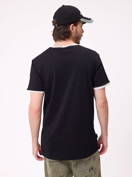 T-SHIRT RUSTY GALENCI NEGRO