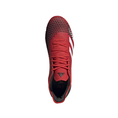 adidas Predator 20.2 Firm Ground Cleats Red/Black