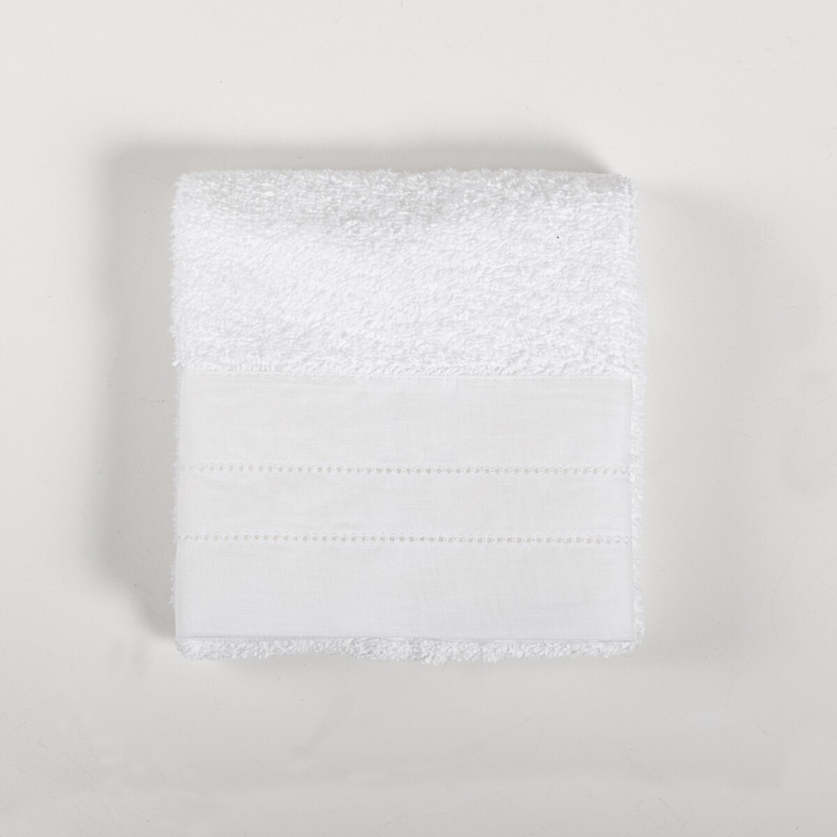 Toalla Finezza Lino Blanco con Blanco - Social 