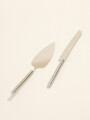 Accesorios Set Cuchillo Torta Plateado Color Unico