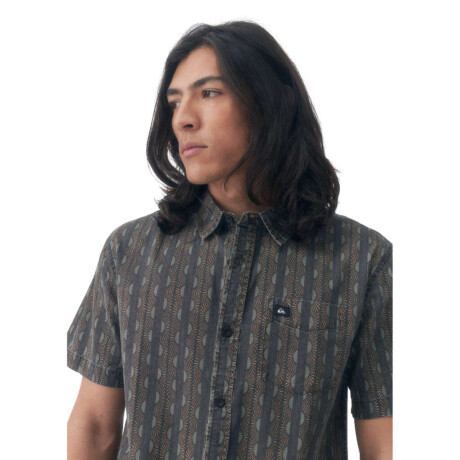 Camisa Quiksilver Alan Gris