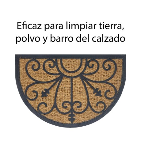 Alfombra Puerta Entrada Felpudo Coco Goma 40X60 Arabesco