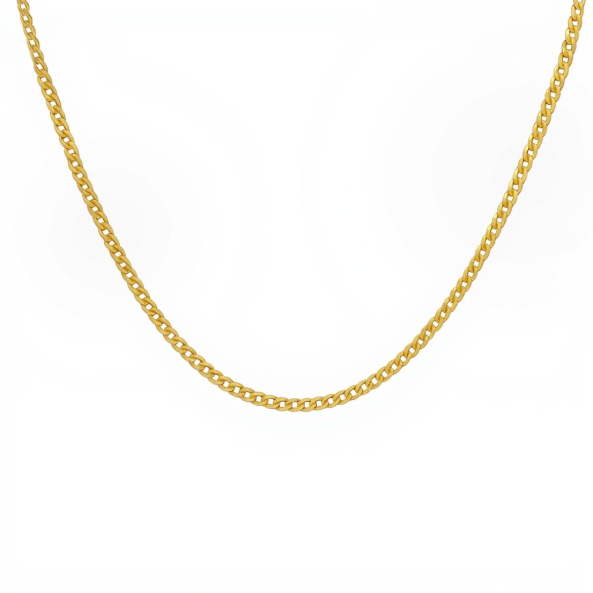 Cadena oro cubana -Oro bajo -Sin Piedra-CD8020 - sinpiedra 