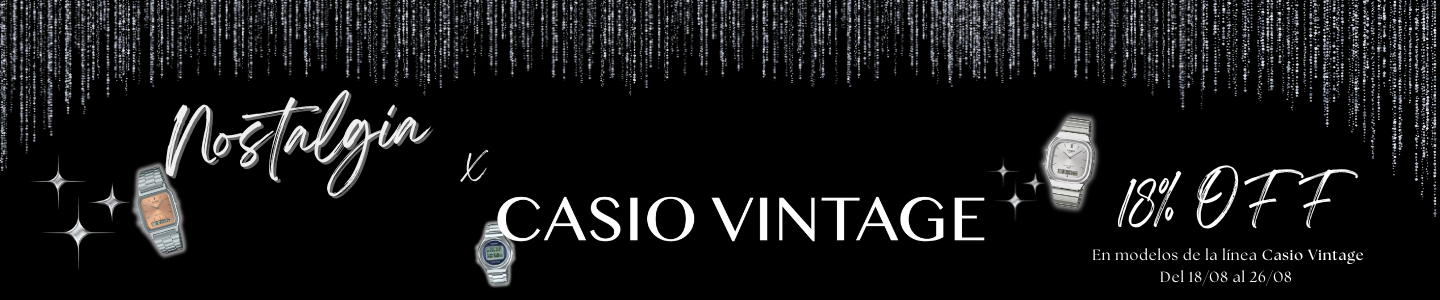Nostalgia x Casio Vintage