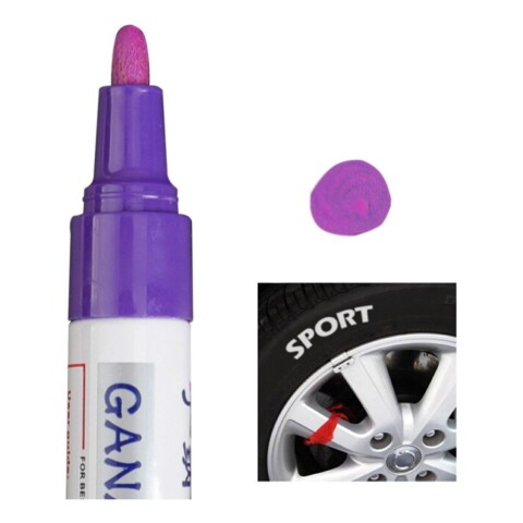 Marcador Para Cubiertas Rueda Permanente Unidad Auto Color Variante Violeta