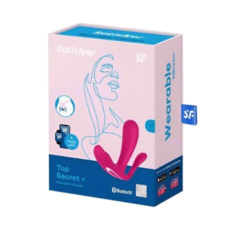 Satisfyer Top Secret+ Vibrador Punto G y Anal App Rosa
