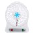 Ventilador Recargable Indicador Led 3 Velocidades Usb Color Variante Blanco