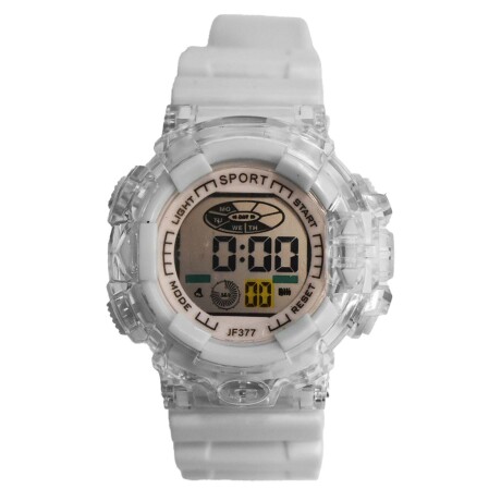 Reloj Deportivo de Pulsera Waterproof Pantalla Luz p/ Mujer Gris