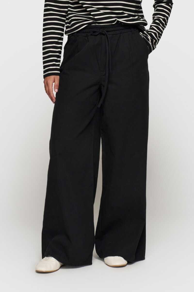 PANTALÓN ANCHO Negro