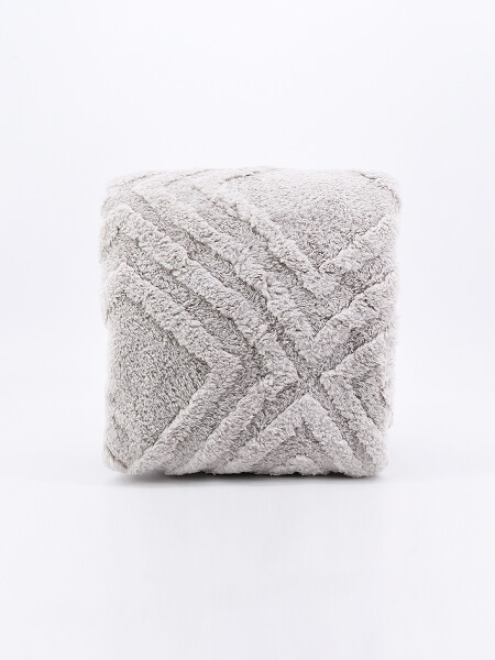 PIE DE CAMA DAMERO GRIS
