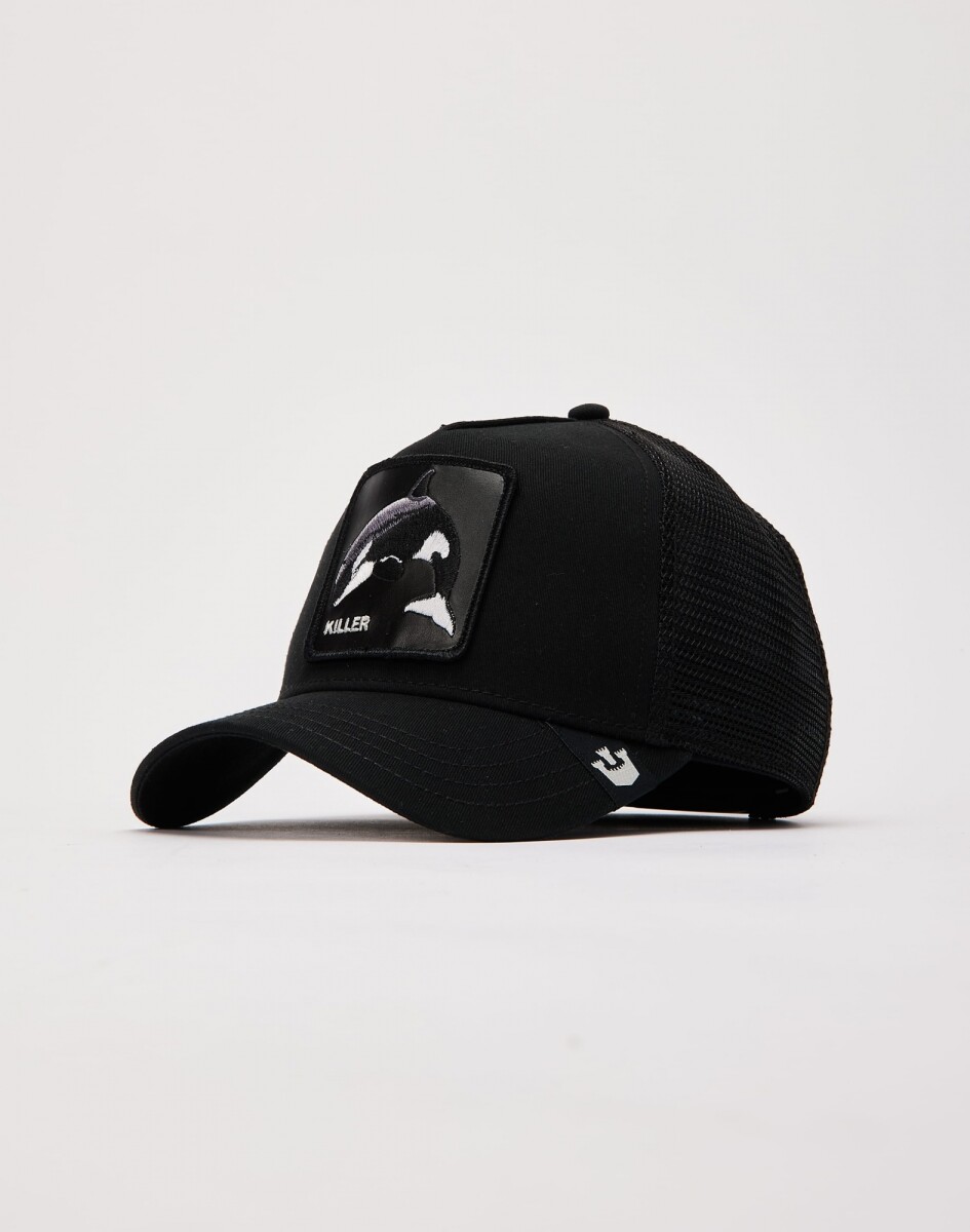 Gorra Goorin Bros Trucker Baseball - The Killer Orca - Negro 
