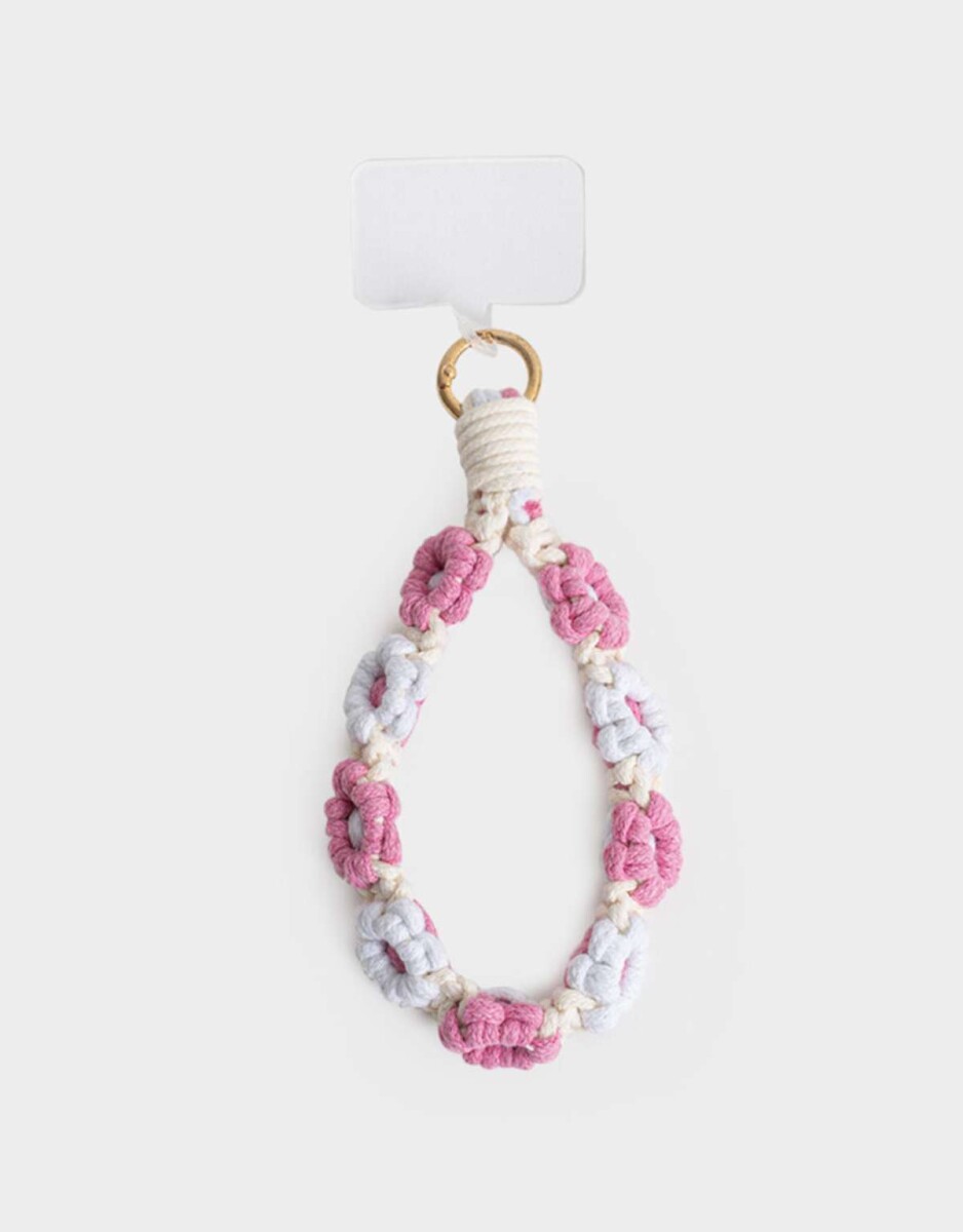 Strap Para Celular Con Flores - Combinacion Multicolor 