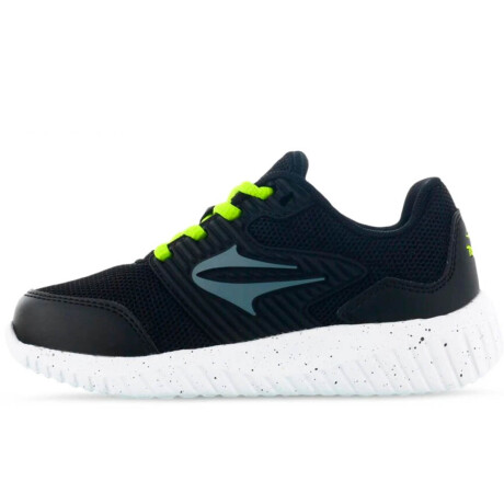 Calzado Topper Deportivo P/niños Championes Running Negro