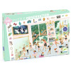 Puzzle de observación 100 piezas The dance school Djeco Puzzle de observación 100 piezas The dance school Djeco