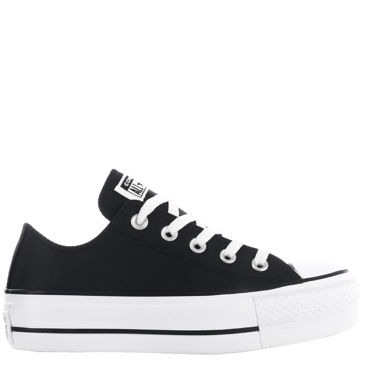 Championes Unisex Converse - All Star Plataforma Chuck Taylor Lift - Negro - Blanco 