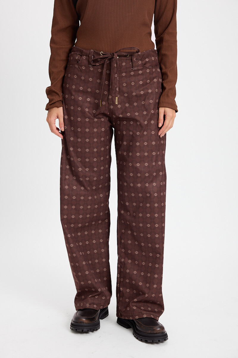 Pantalon Ajustable Marron