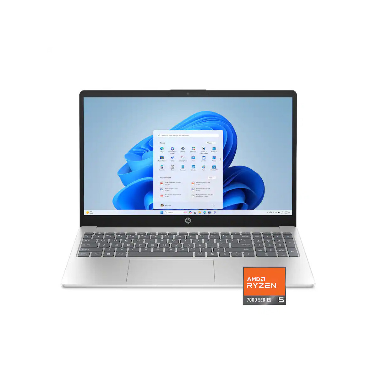 Notebook HP 15-FC0146dx Ryzen 5 7520U 512GB 8GB 15.6" Touch 