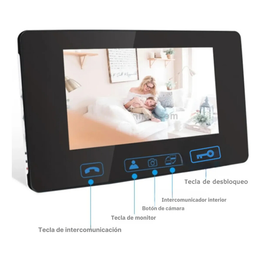 Video portero intercomunicador con pantalla LCD de 7" Video portero intercomunicador con pantalla LCD de 7"