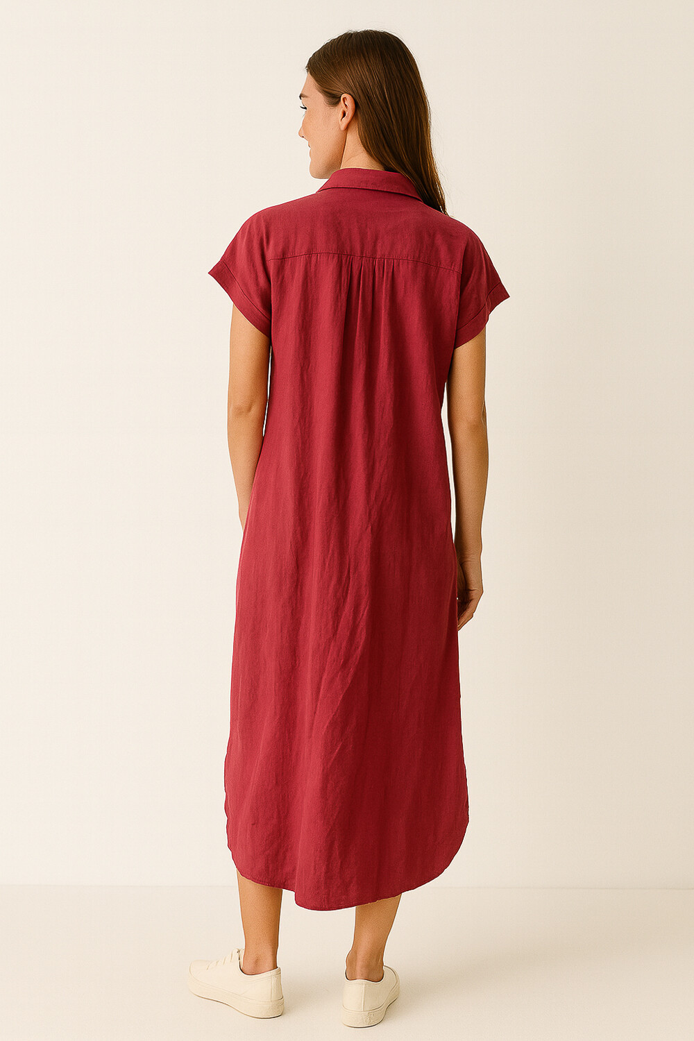 Vestido Caria Bordeaux Claro