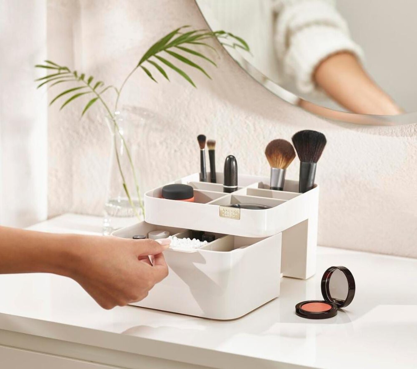 Organizador de cosméticos Viva con cajón (mediano) 