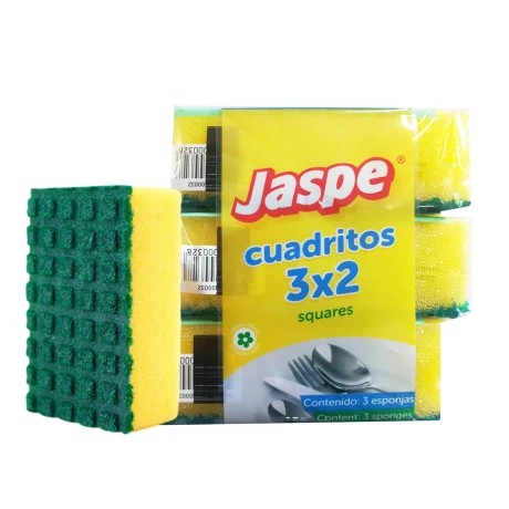 ESPONJA DE COCINA JASPE CUADRITOS 3X2 UNIDADES ESPONJA DE COCINA JASPE CUADRITOS 3X2 UNIDADES